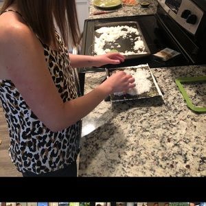 J. Crew Factory leopard scalloped tank top